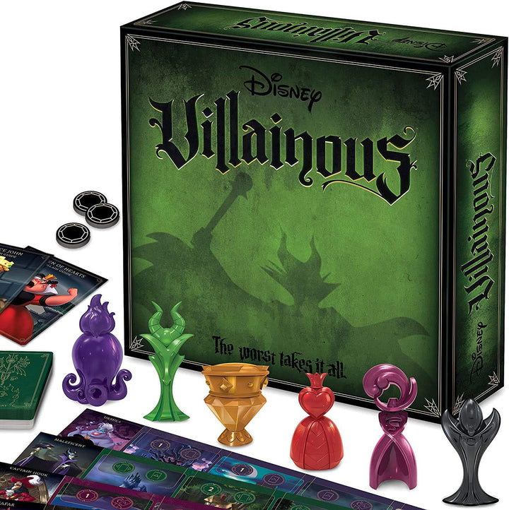 Ravensburger Disney Villainous Worst Takes It All – Erweiterbare Strategie-Familienbrettspiele für Erwachsene und Kinder ab 10 Jahren – spielbar als eigenständiges Spiel oder als Erweiterung