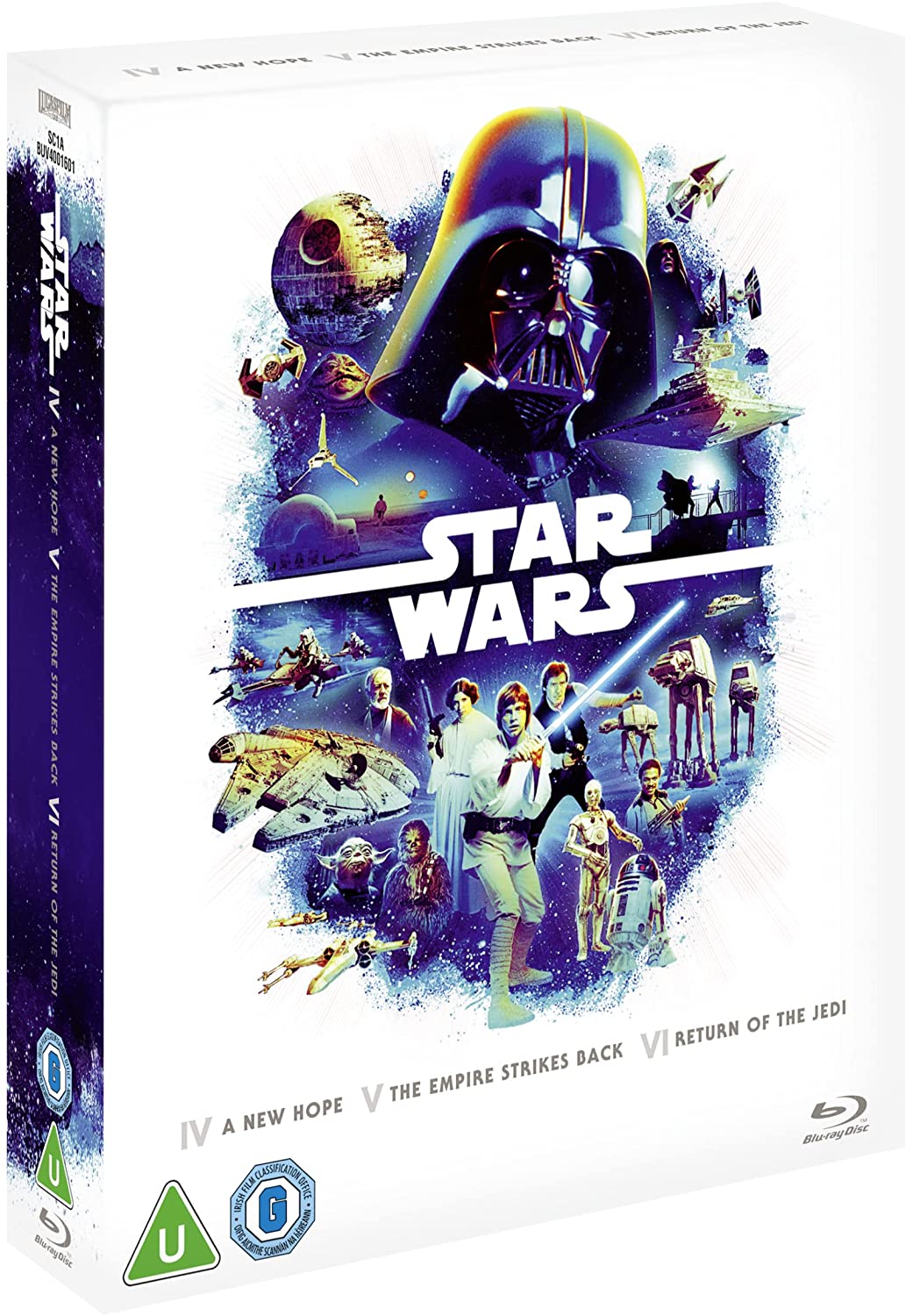 Star Wars Original Trilogy Box Set (Episoden 4–6) [2022] [Region Free] [Blu-ray]