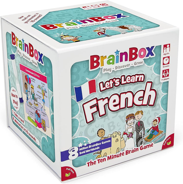 BrainBox Let's Learn French (2022) | Card Game