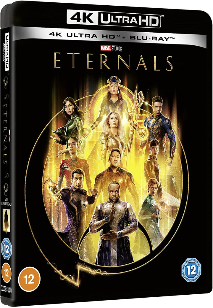 Marvel Studios Eternals 4K UHD [2021] [Region Free] – Abenteuer/Action [Blu-ray]