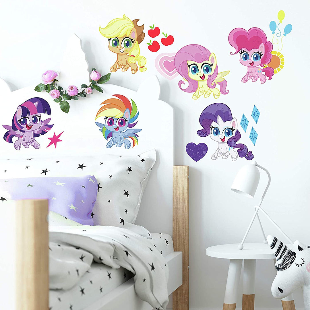 RoomMates „My Little Pony Let's Get Magic“ abnehmbare Wandaufkleber zum Abziehen und Aufkleben