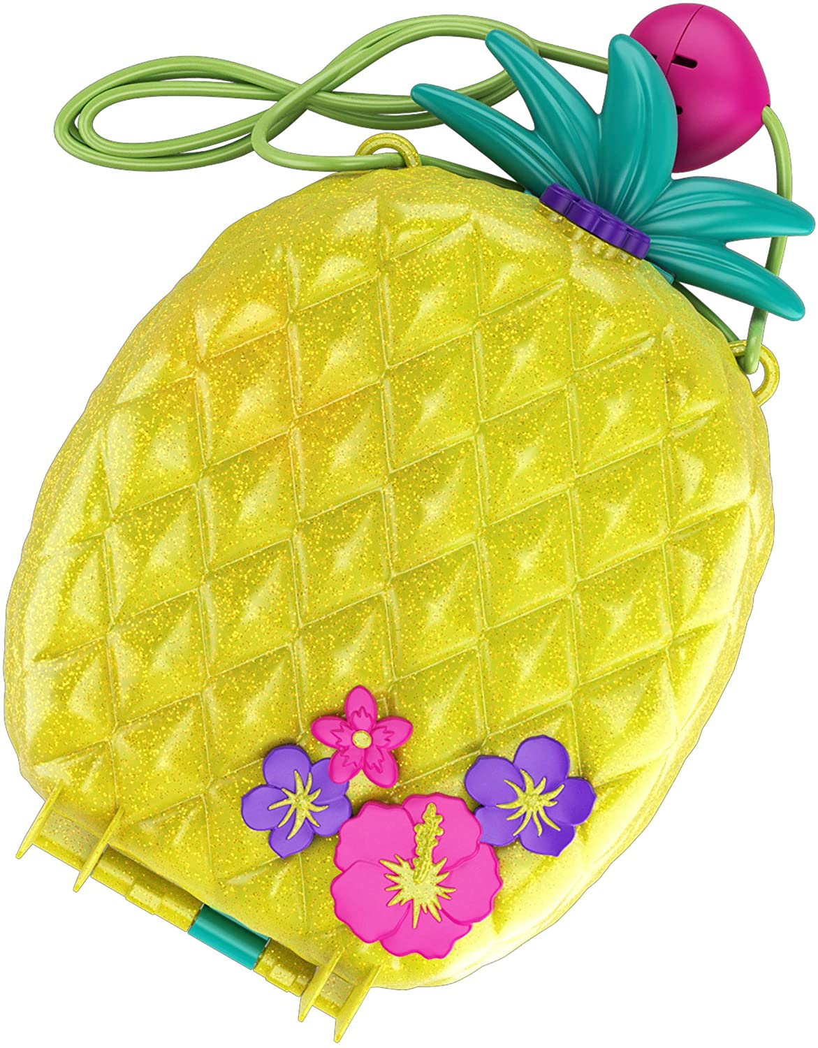 Polly Pocket GKJ64 Girls Dolls IP Brands Tropicool Pineapple Purse Mul Yachew