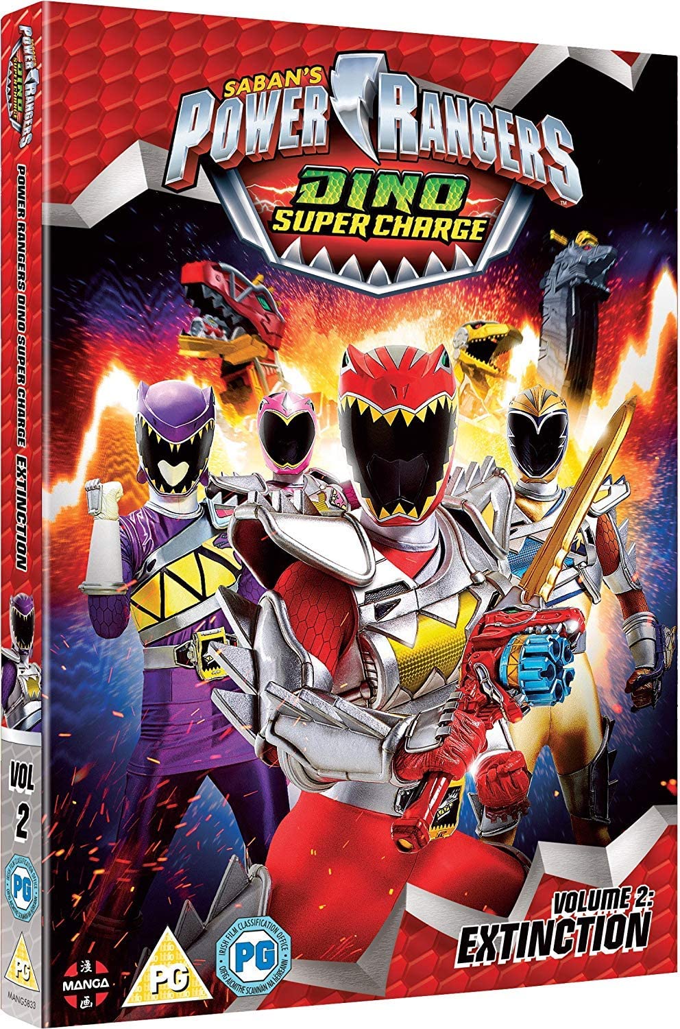 Power Rangers Dino Super Charge: Band 2 – Extinction (Episoden 11–20) [DVD]