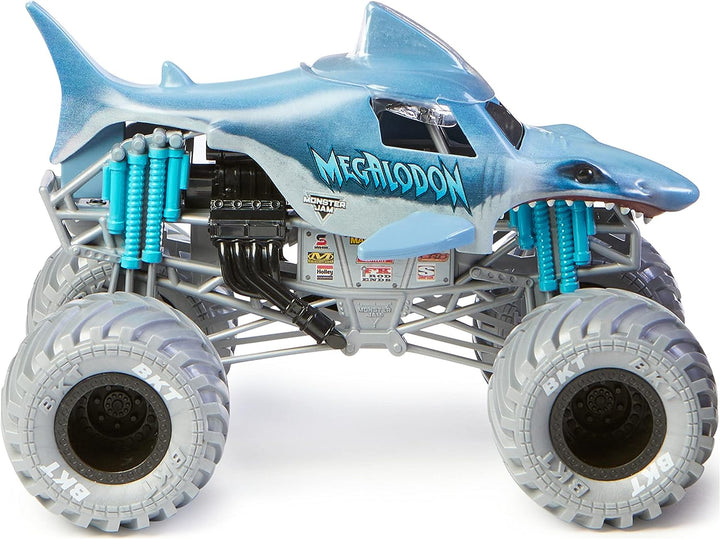 Monster Jam, offizieller Megalodon-Monstertruck, Sammler-Druckgussfahrzeug, 1:24