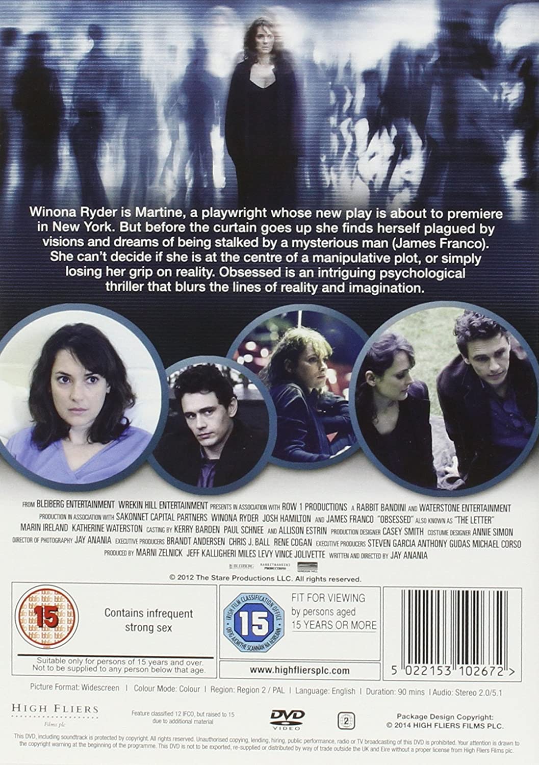 Obsessed – Thriller/Drama [DVD]