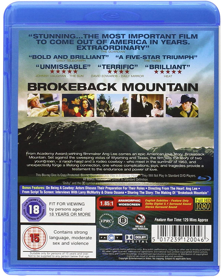 Brokeback Mountain – Liebesfilm/Drama [Blu-ray