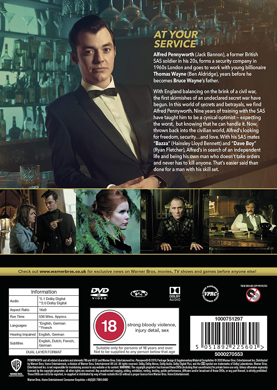 Pennyworth: Staffel 1 [2019] [2020] – Krimi [DVD]