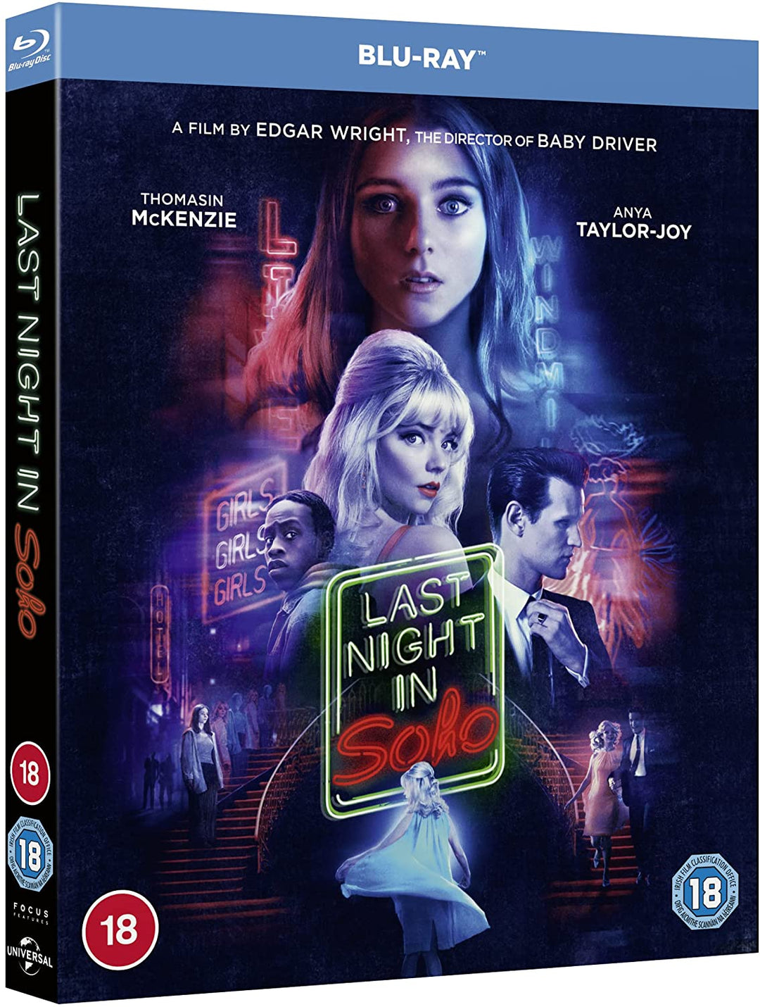 Last Night In Soho [2021] [Region Free] – Horror/Drama [Blu-ray]