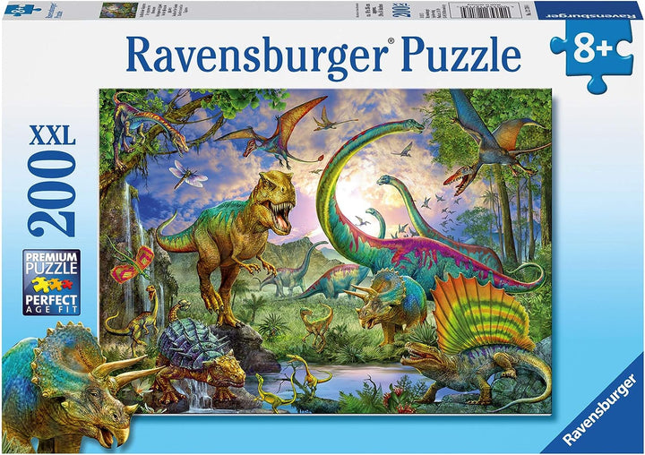 Ravensburger Dinosaurs 200 Piece Jigsaw Puzzle for Kids Age 8 Years Up - Extra Large Pieces