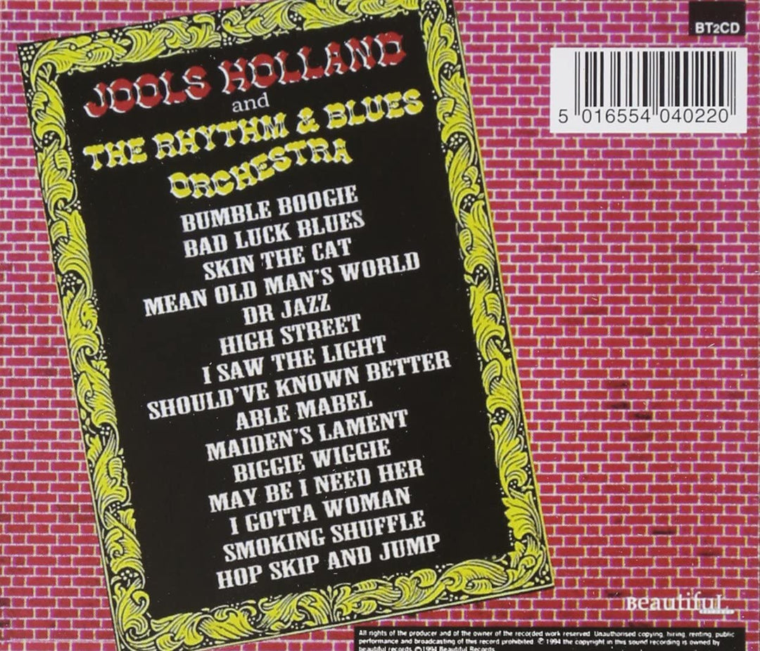 Jools Holland - Live-Auftritt [Audio-CD]