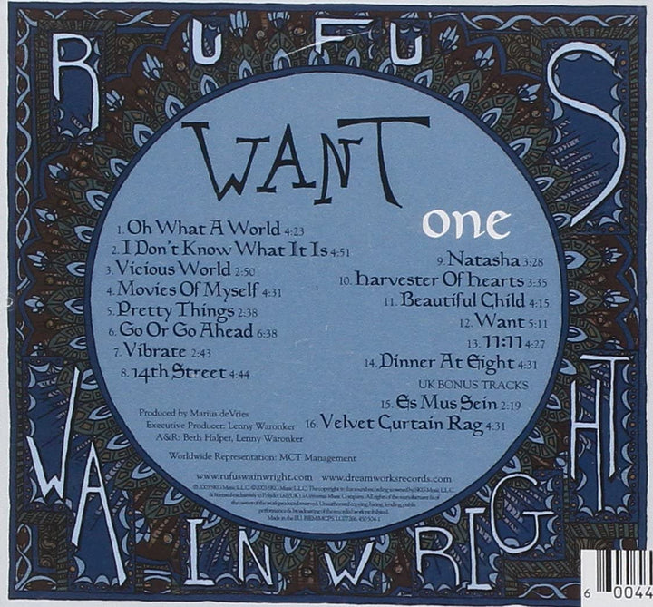 Want One [Audio-CD]