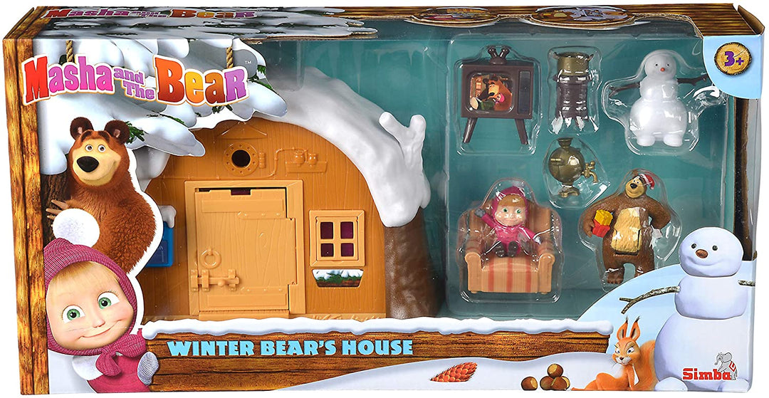 MASHA UND DER BÄR WINTERBÄR SPIELHAUS SPIELSET