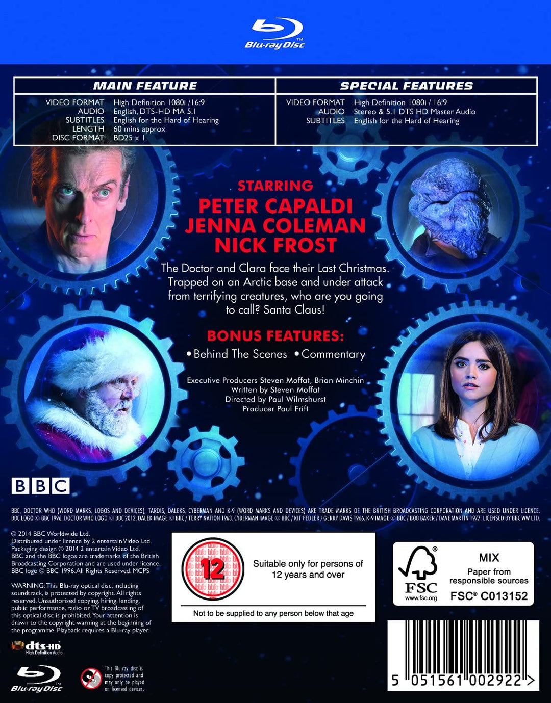 Doctor Who – Last Christmas – Science-Fiction [Blu-Ray]