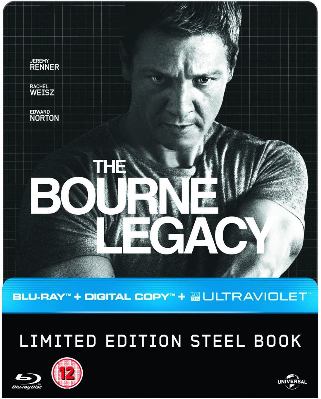 The Bourne Legacy (Steelbook UV Copy) [2017] [Region Free] – Action/Thriller [Blu-Ray]