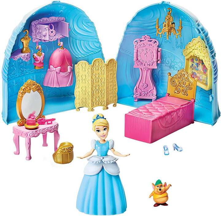 Disney Princess Secret Styles Cinderella Story Skirt Playset with Doll Clothes - Yachew