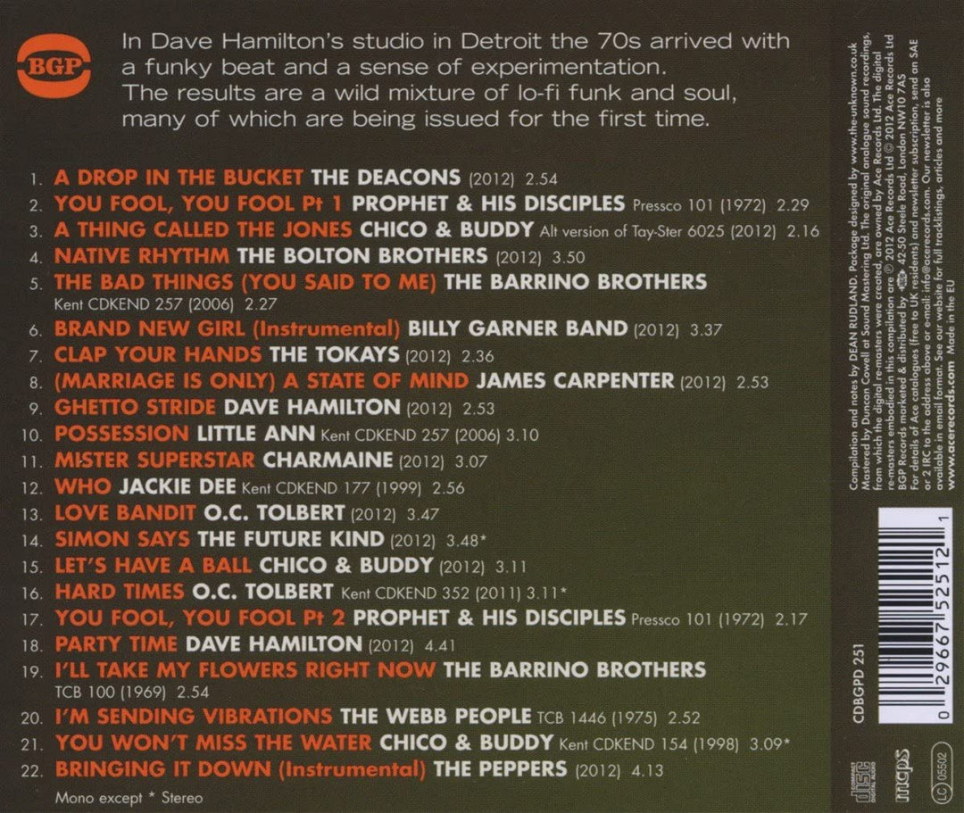 Die Detroit Funk Vaults [Audio CD]