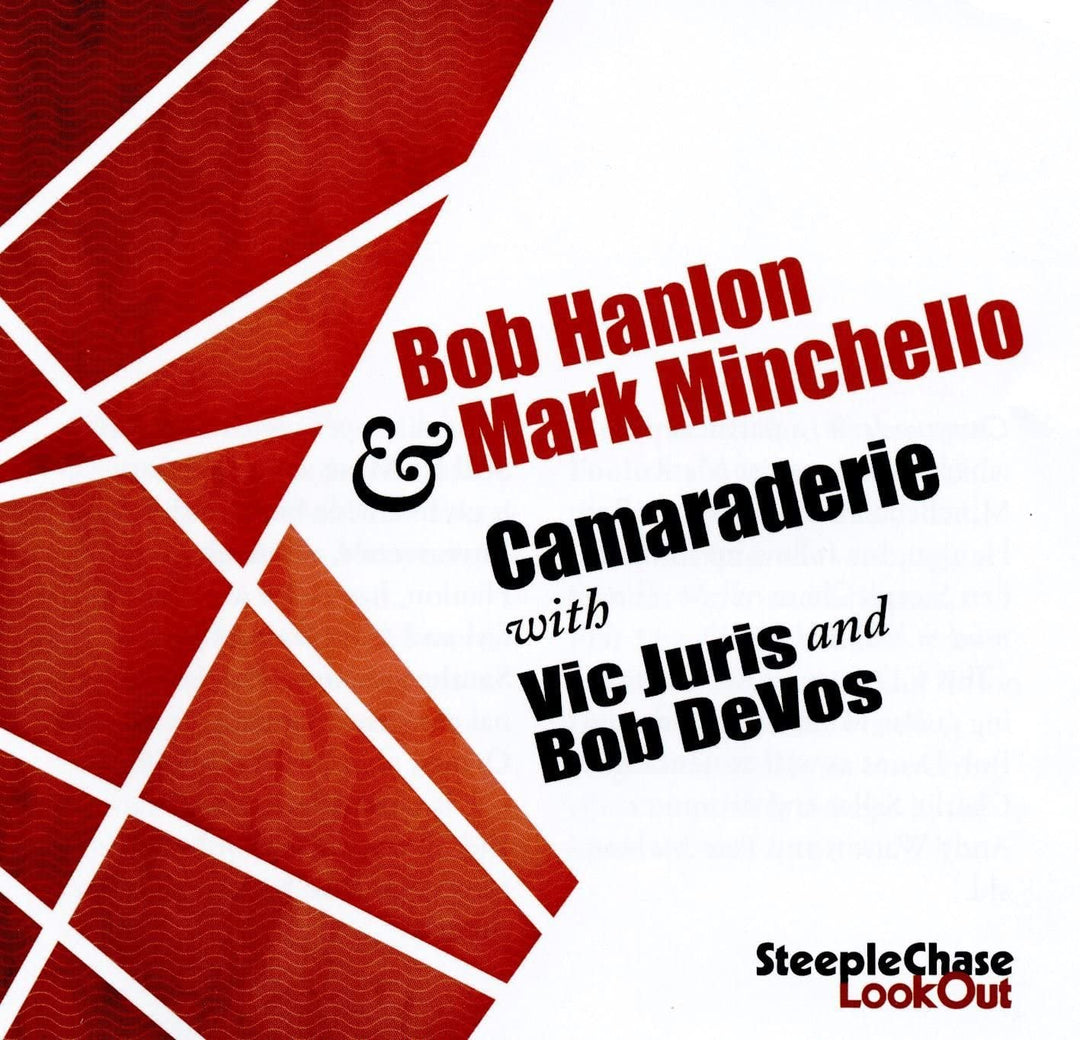 Bob Hanlon &amp; Mark Minchello – Cameraderie [Audio-CD]