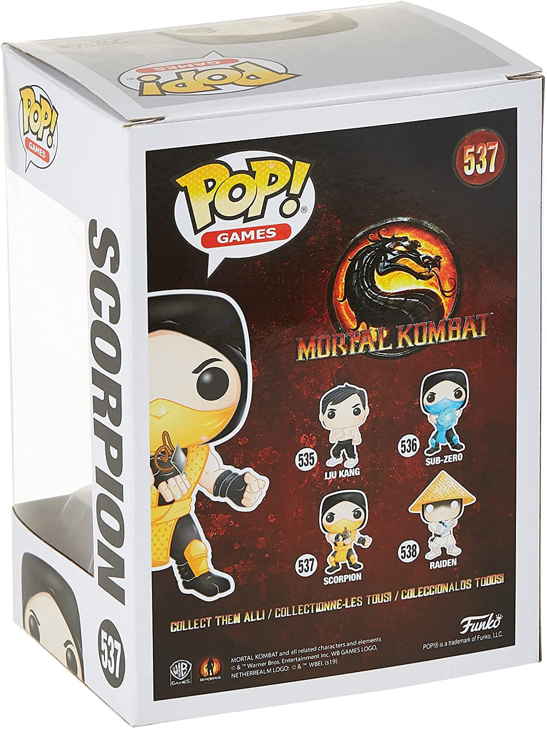 Mortal Kombat Scorpion Funko 45110 Pop! Vinyl Nr. 537