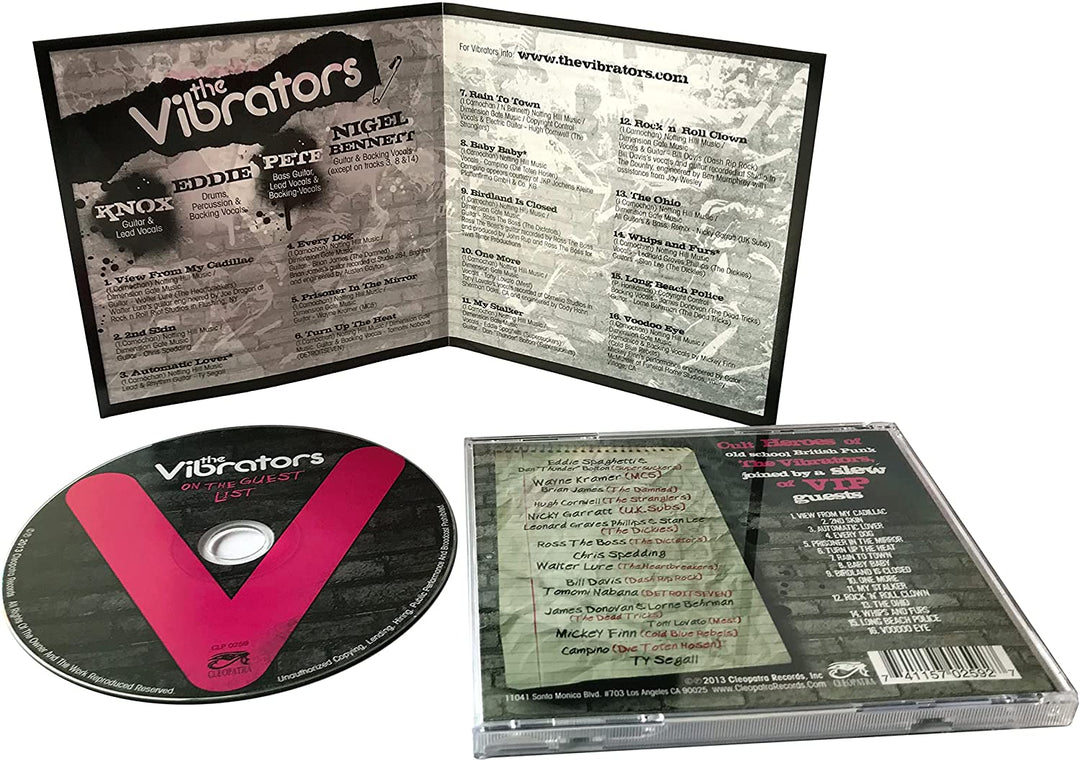 The Vibrators – Auf der Gästeliste [Audio-CD]