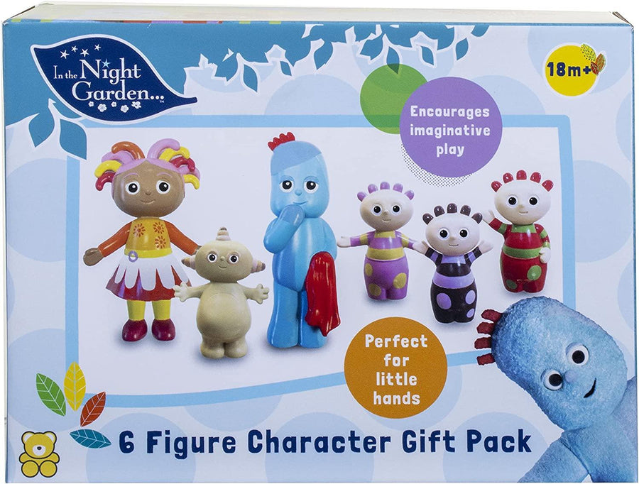 Kids in The Night Garden Figure Gift Box with Carry Handle Containing 6 Characters - Yachew