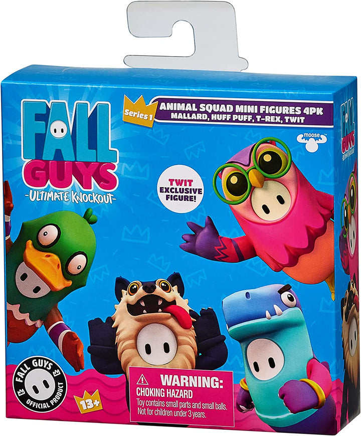 Fall Guys Animal Squad Minifiguren im 4er-Pack