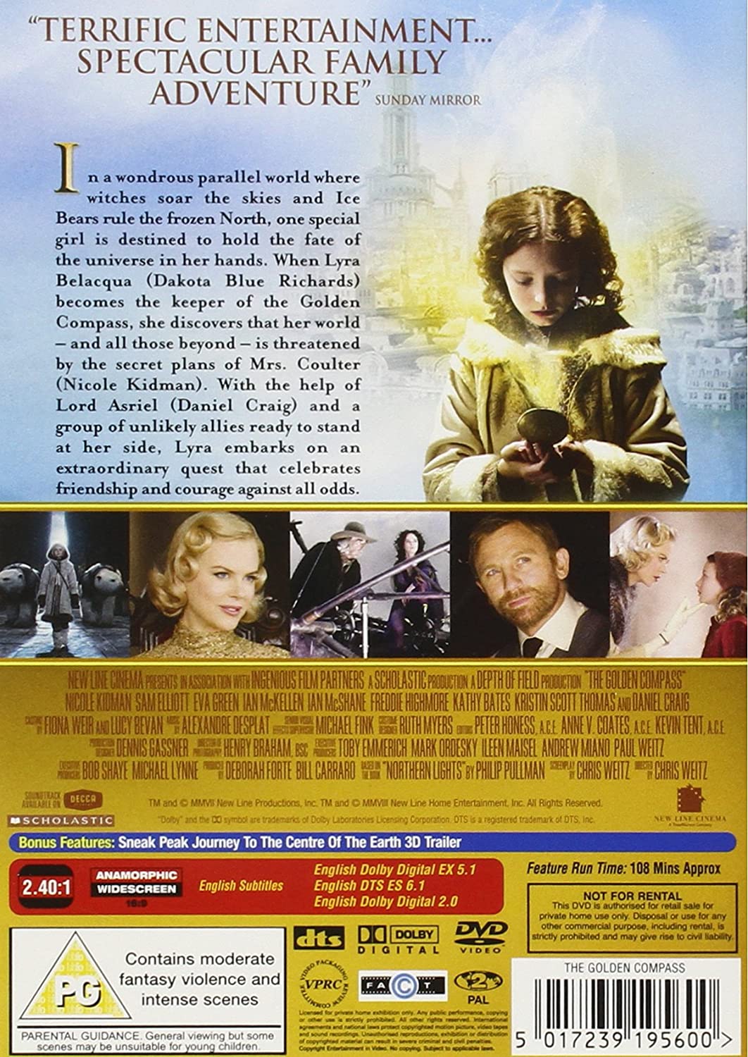 The Golden Compass [2007] - Fantasy/Adventure  [DVD]