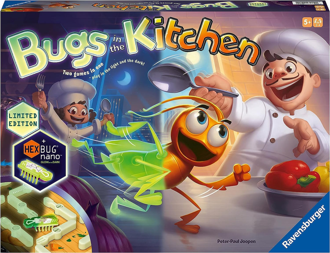 Ravensburger 2023 Special Edition Glow in the Dark Bugs in the Kitchen Brettspiel