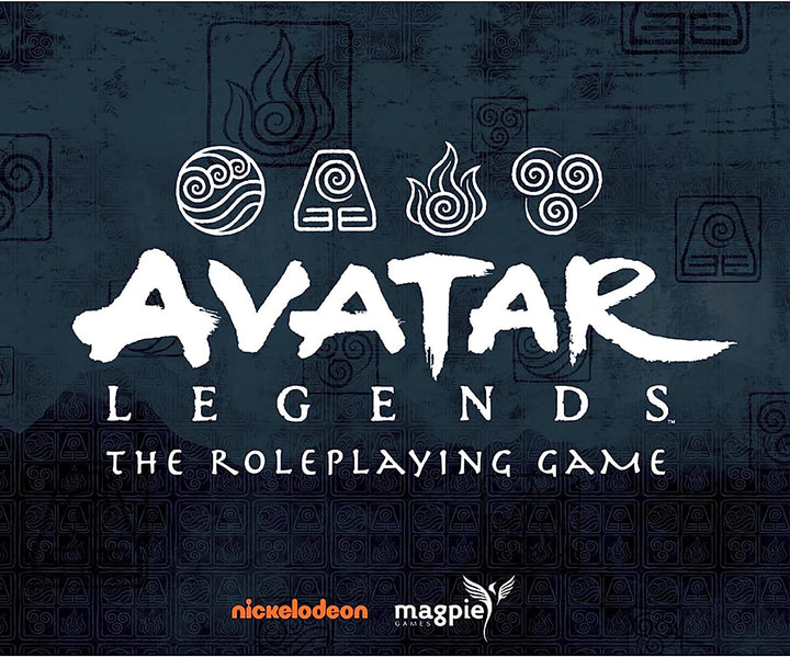 Avatar Legends The RPG: Dice Pack – 12-teiliges graviertes Würfelset, Rollenspiel