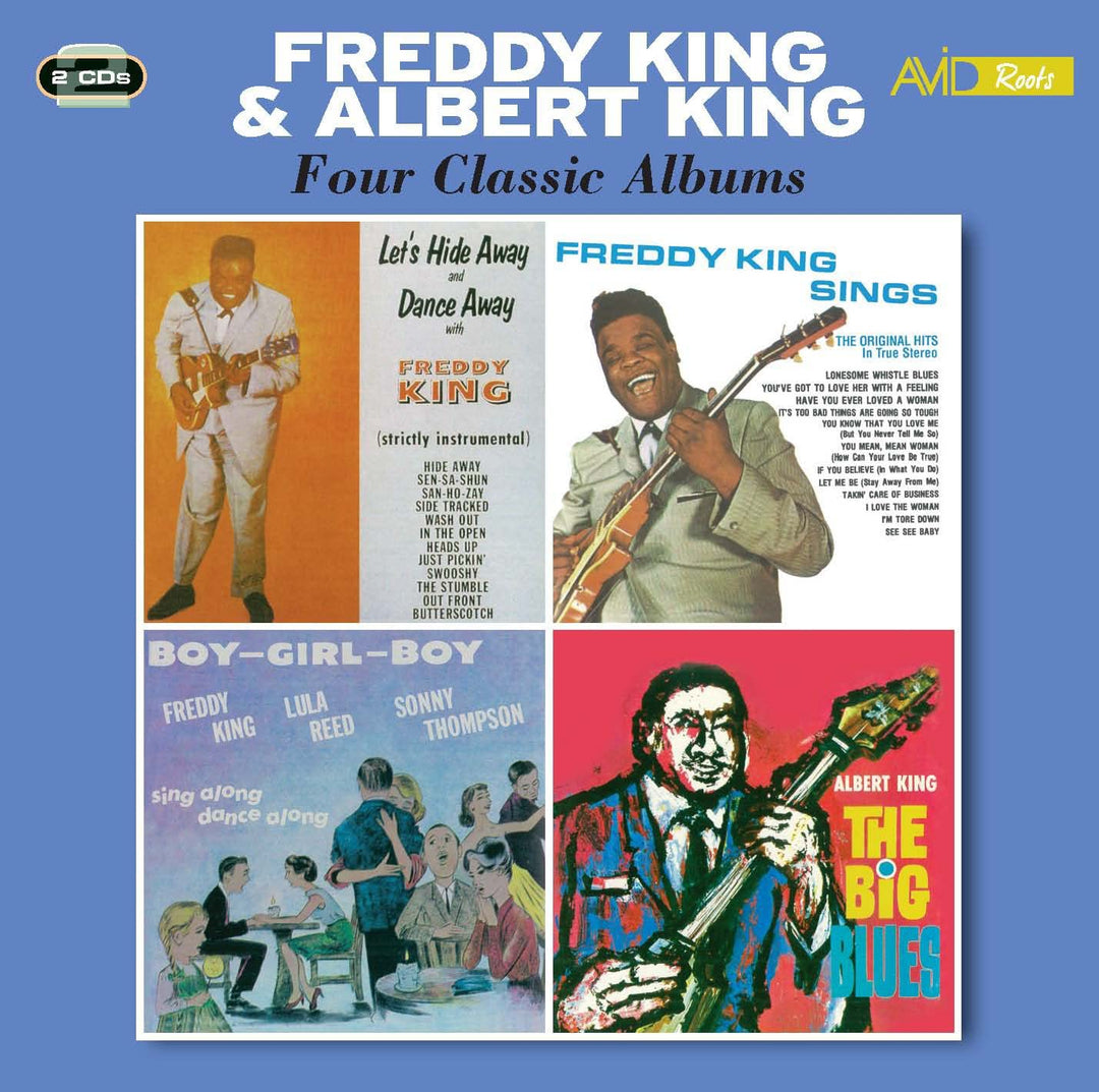 Vier klassische Alben (Let's Hide Away And Dance Away With Freddy King / Freddy King Sings / Boy Girl Boy / The Big Blues) [Audio-CD]