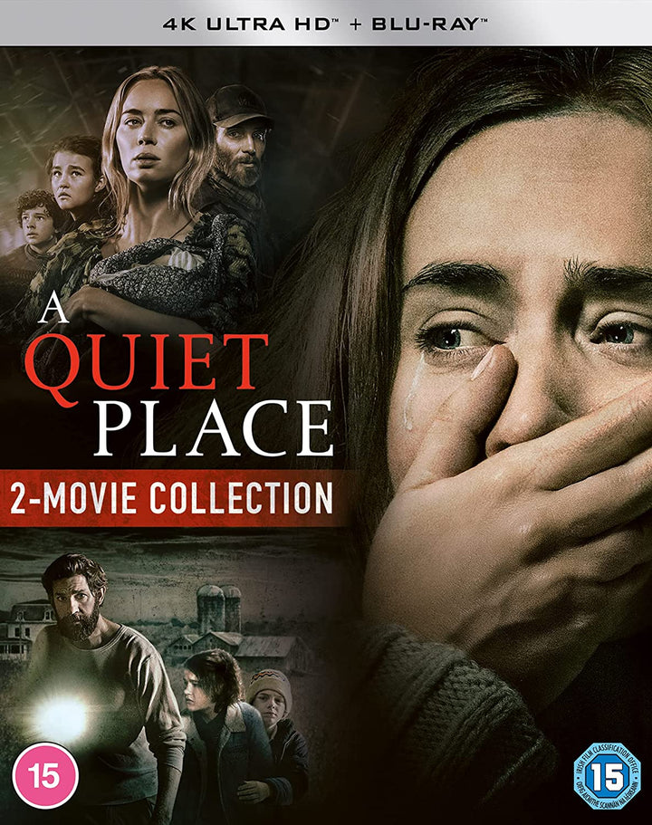 A Quiet Place Teil I und Teil II: 2-Film-Sammlung 4K UHD – Horror/Science-Fiction [Blu-ray]