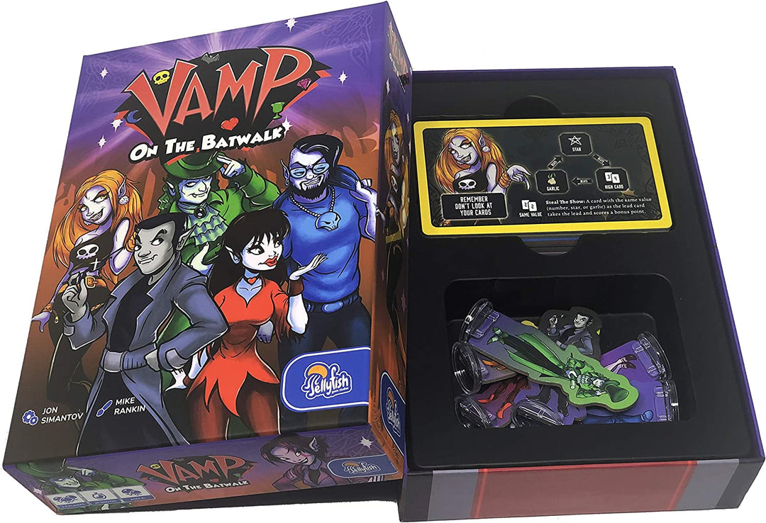 Vamp on The Batwalk - The Trick Taking Game Where Where You Can't See Your Own Cards