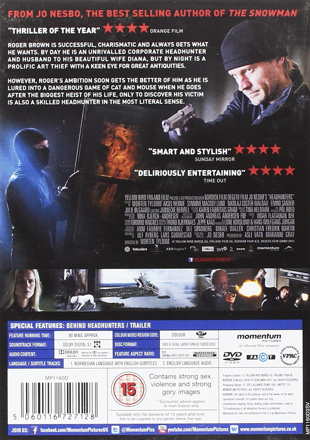 Jo Nesbo's Headhunters – Thriller [DVD]