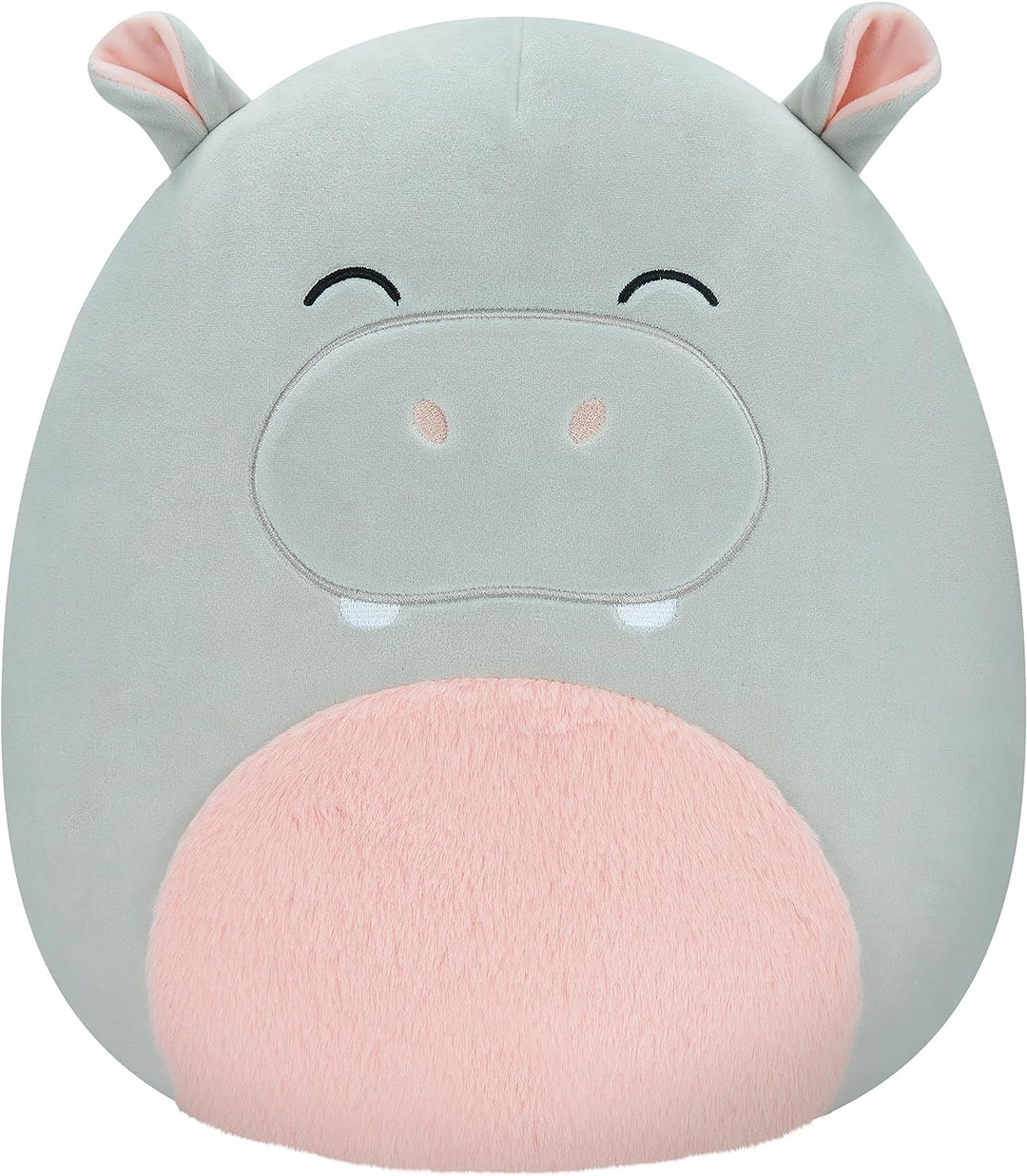 Squishmallows SQCR04133 Harrison – Graues Nilpferd, 30,5 cm