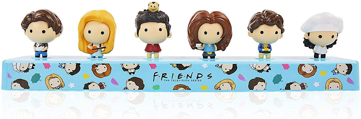 FRIENDS TV Show Desktop Talkies Geschenkset | 6 beliebte Wackelköpfe der Fans | Chandler, Monica, Ross, Rachel, Joey &amp; Phoebe | Offizielles Reunion-Merchandise