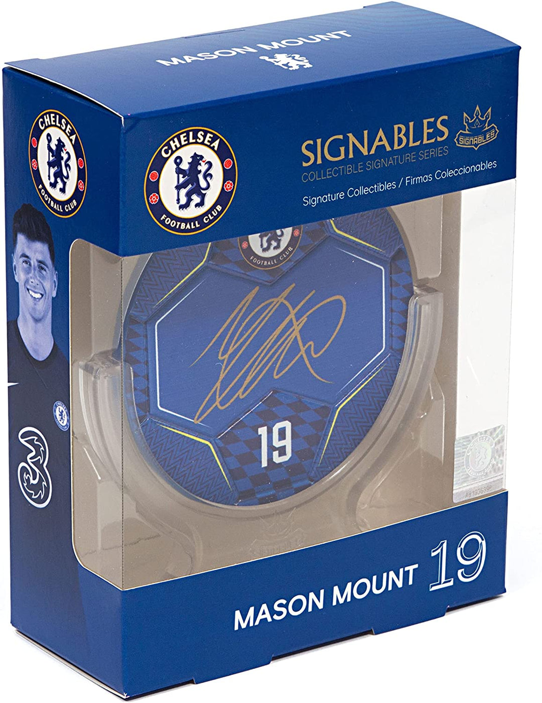 Signables SCHE MM Chelsea Mason Mount Signature Disk, Blau