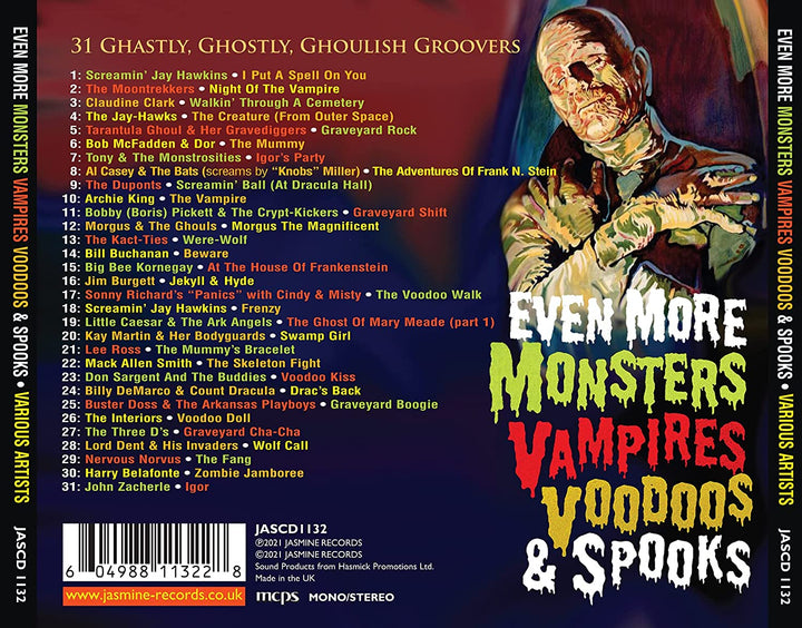 Noch mehr Monster, Vampire, Voodoos und Gespenster – 31 grässliche, gespenstische, gruselige Groover [Audio-CD]