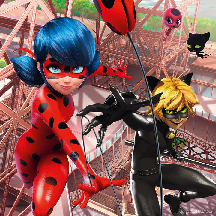 Ravensburger Miraculous: Geschichten von Ladybug und Cat Noir 3 x 49-teiliges Puzzle