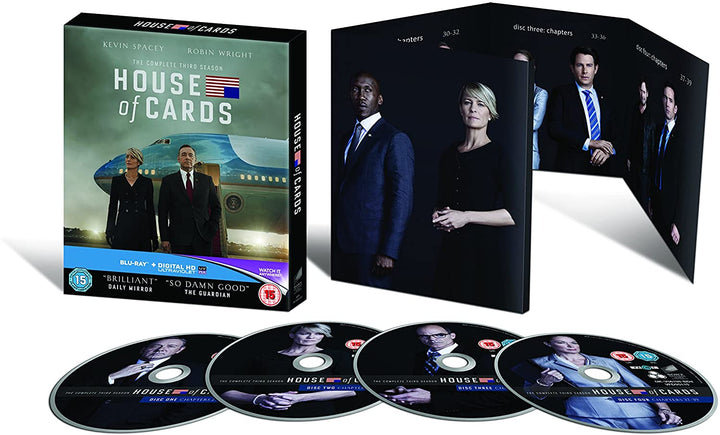 House of Cards – Staffel 3 [Region Free] – Drama [Blu-Ray]