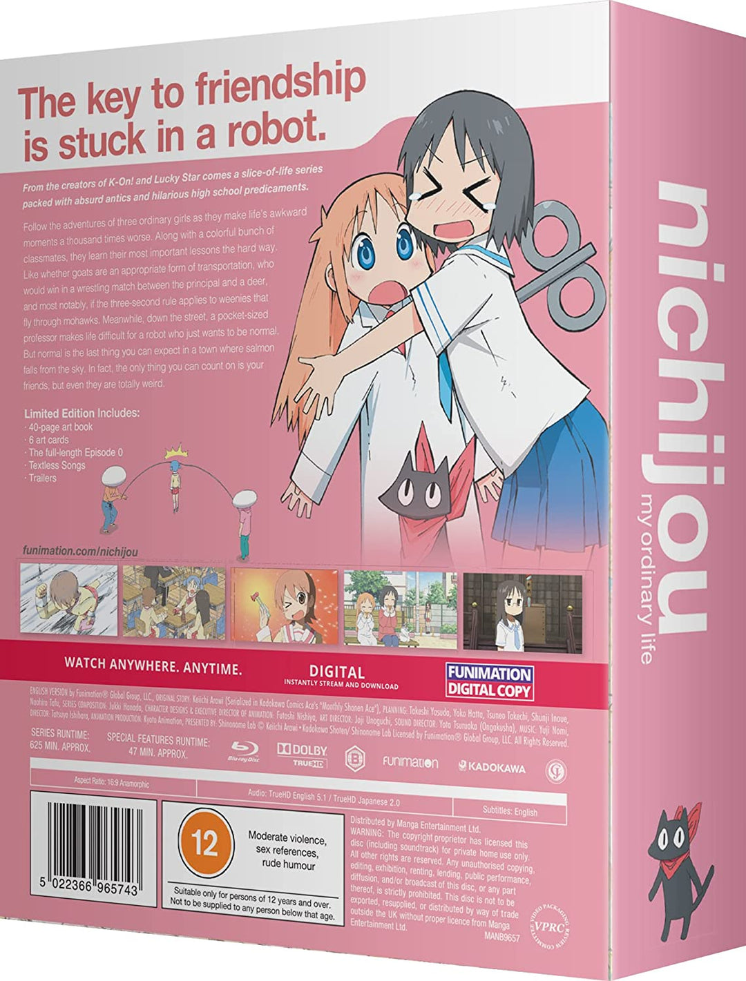 Nichijou – My Ordinary Life The Complete Series Limited Edition + Digital [Blu-ray]