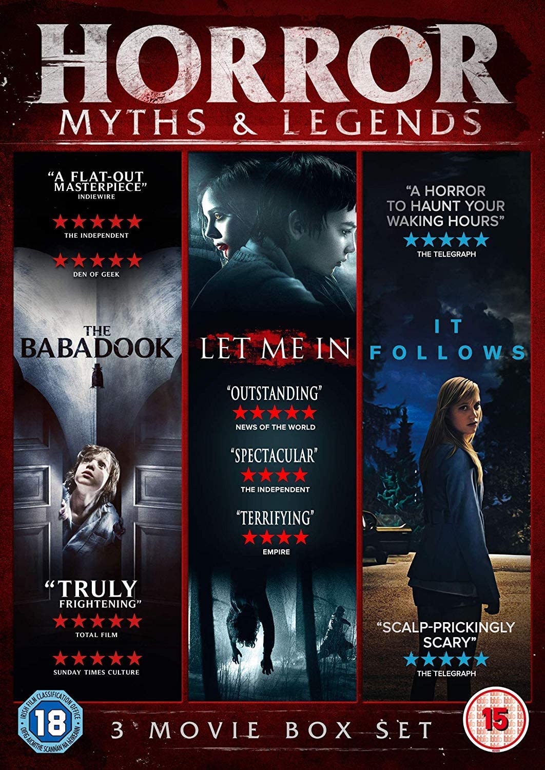 Horror Myths &amp; Legends Boxset (The Babadook / IT Follows / Let Me In)