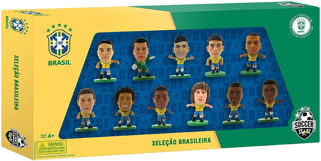 SoccerStarz Brazil International Figurine Blister Pack Featuring Julio –  Yachew