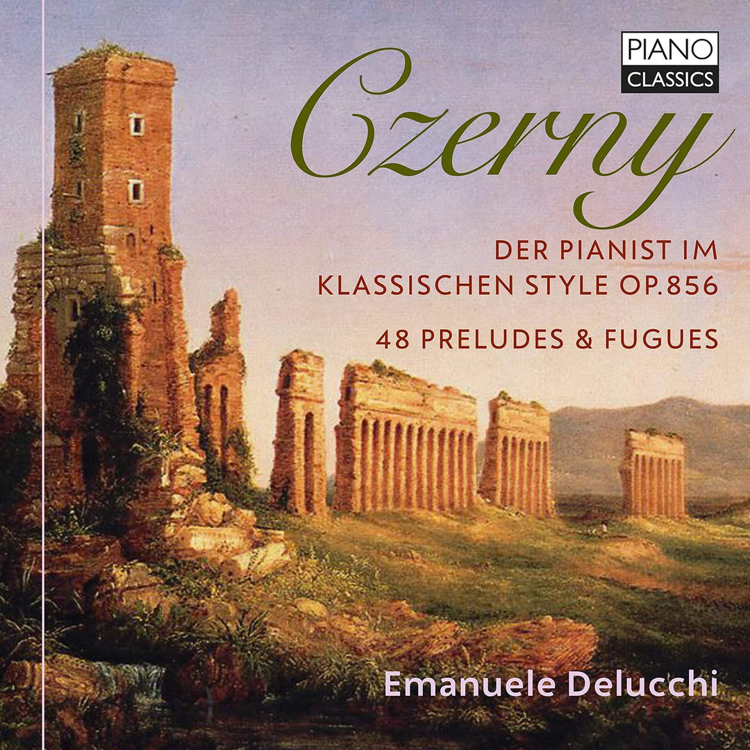 Czerny: Der Pianist im Klassischen Stil Op.856, 48 Präludien &amp; Fugen [Audio CD]