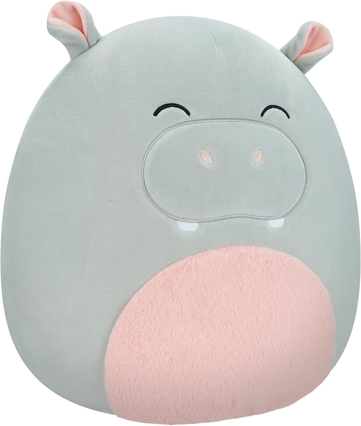 Squishmallows SQCR04133 Harrison - Grey Hippo 12"