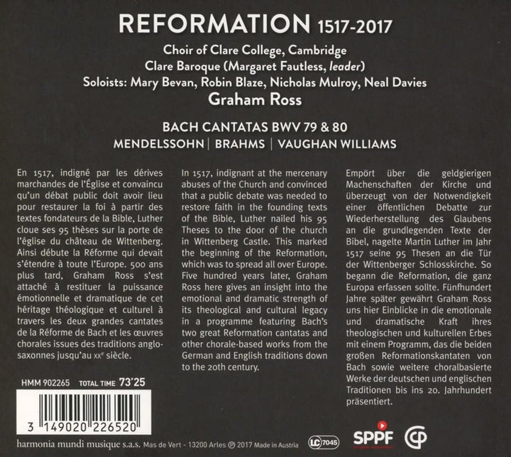 Reformation 1517-2017 [Audio-CD]