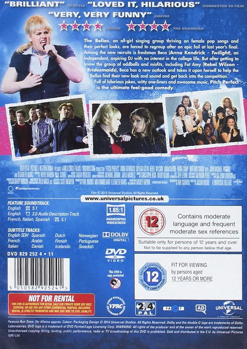 Pitch Perfect [2012] – Komödie/Romanze [DVD]