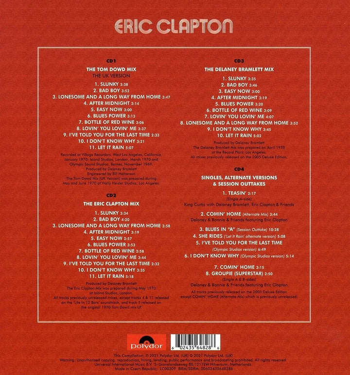 Eric Clapton - Eric Clapton (Jubiläum [Audio-CD]