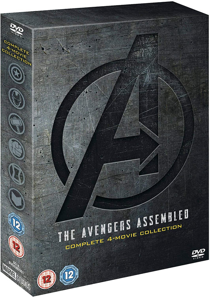 Marvel Studios Avengers 1-4 Komplettes Boxset – Action/Fantasy [DVD]