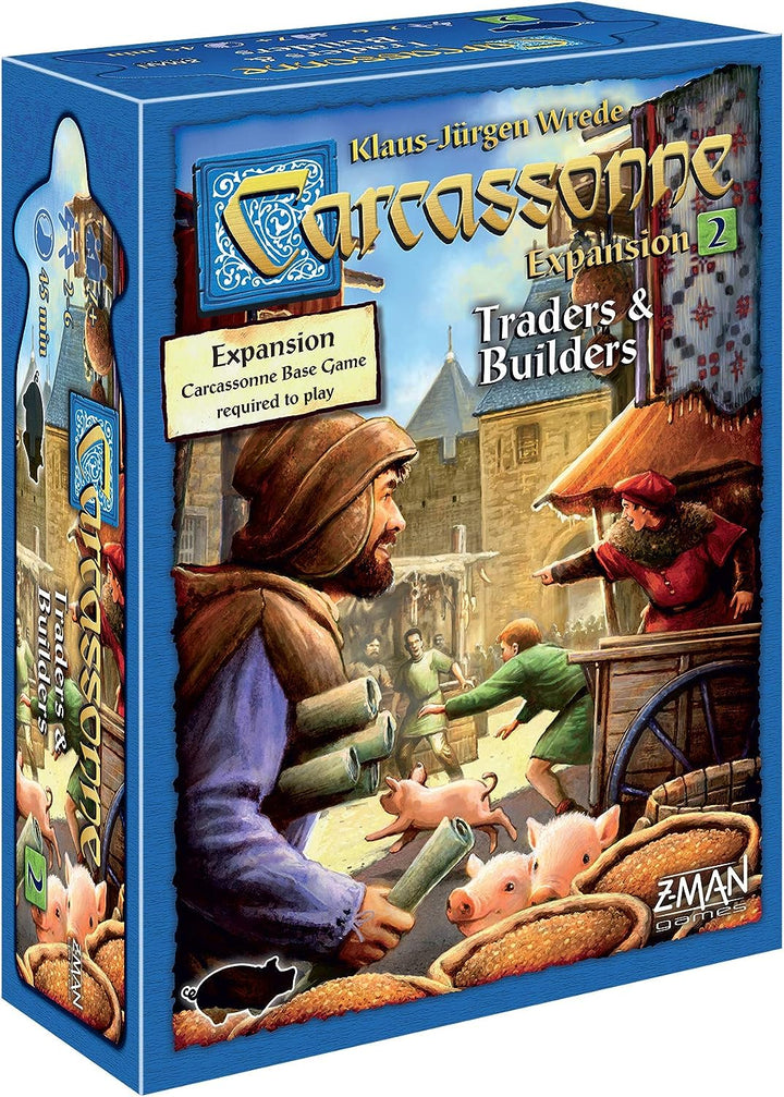 Z-Man-Spiele | Carcassonne Traders &amp; Builders Brettspiel EXPANSION 2 | Ab 7 Jahren | 2-6 Spieler