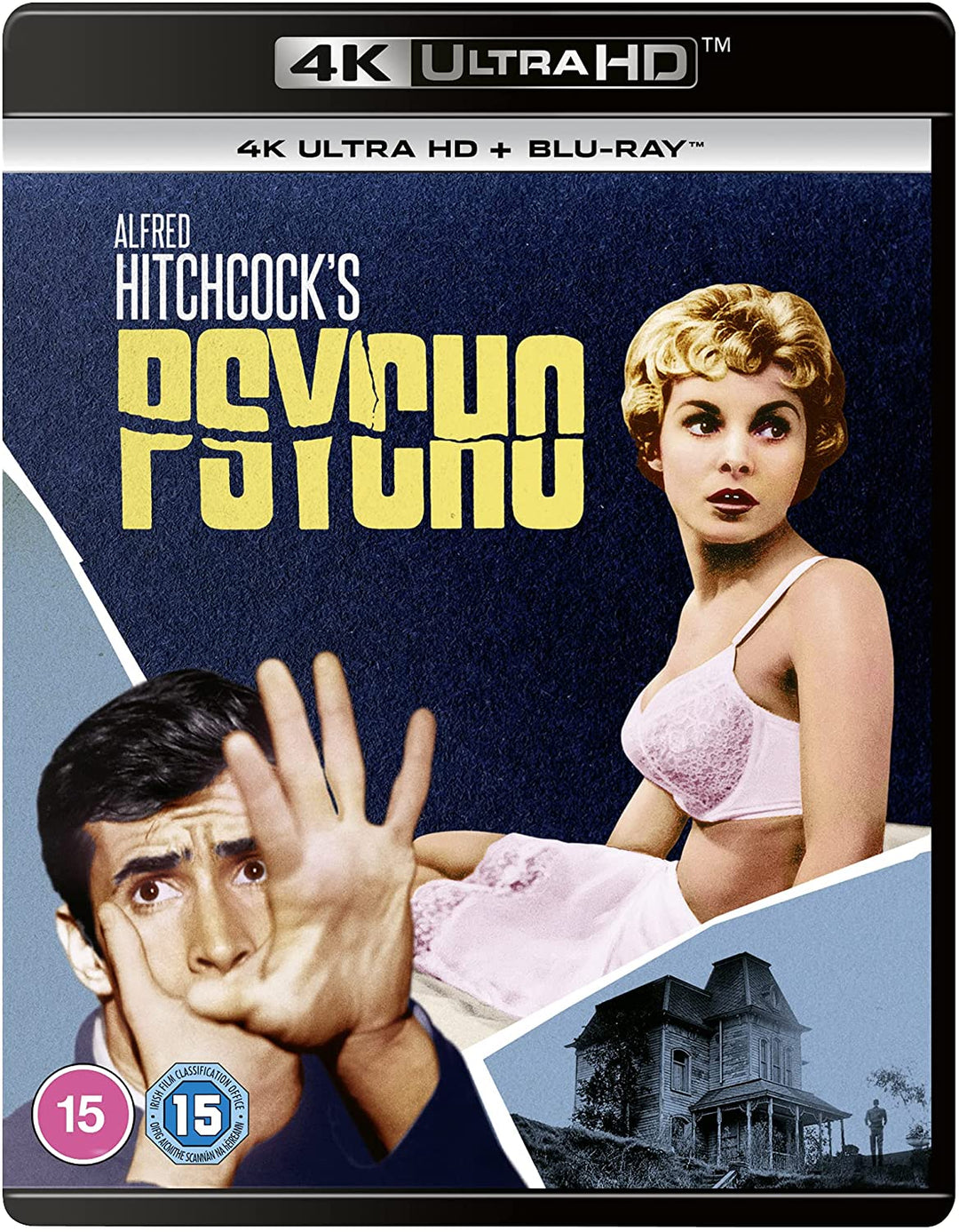 Psycho [4K Ultra HD] [1960] [Region Free] – Horror/Thriller [BLu-ray]