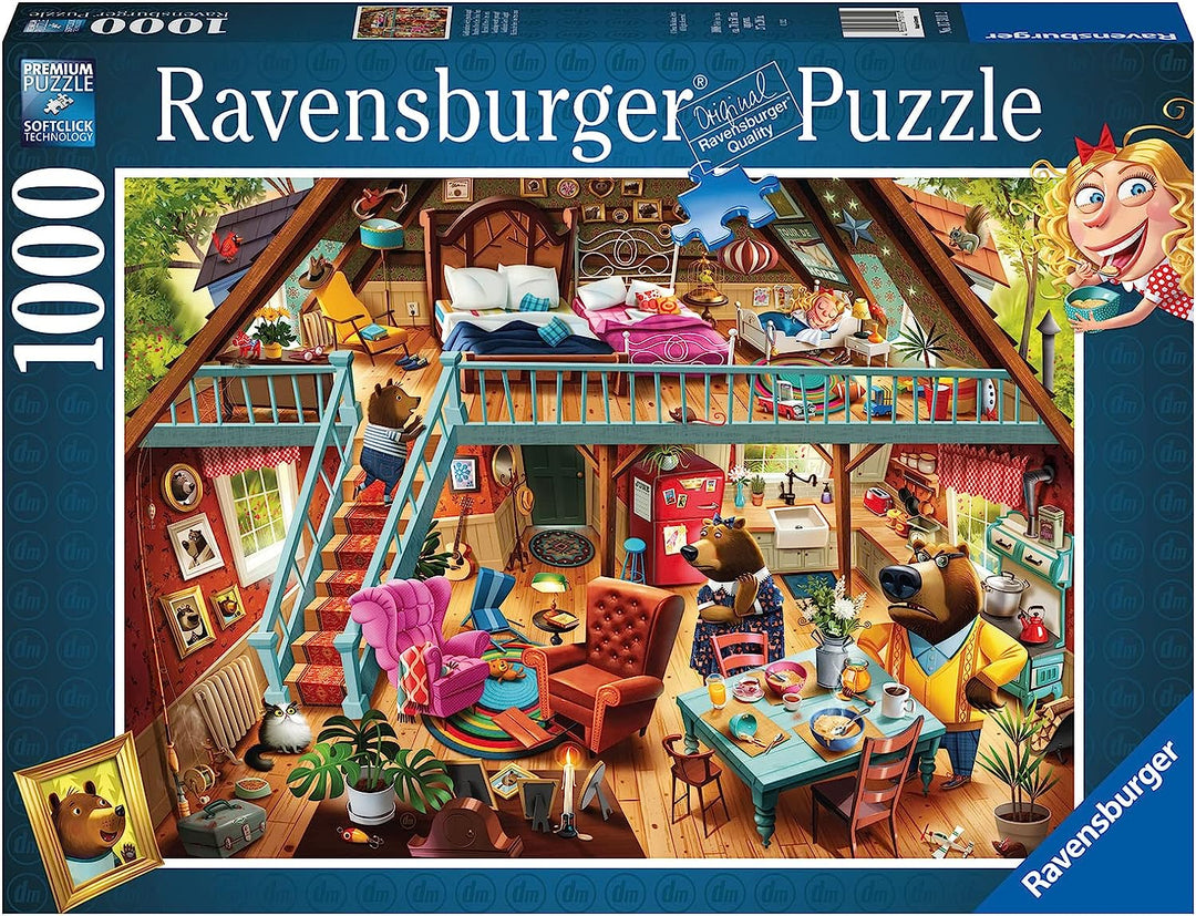 Ravensburger Goldlöckchen wird von den drei Bären gefangen, 1000-teiliges Puzzle